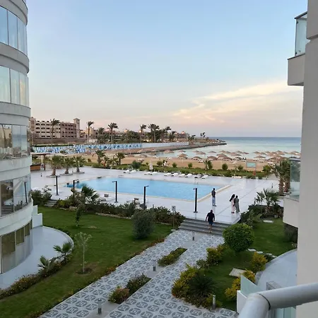 Modern Seaview Condo In Scandic Resort Hurghada